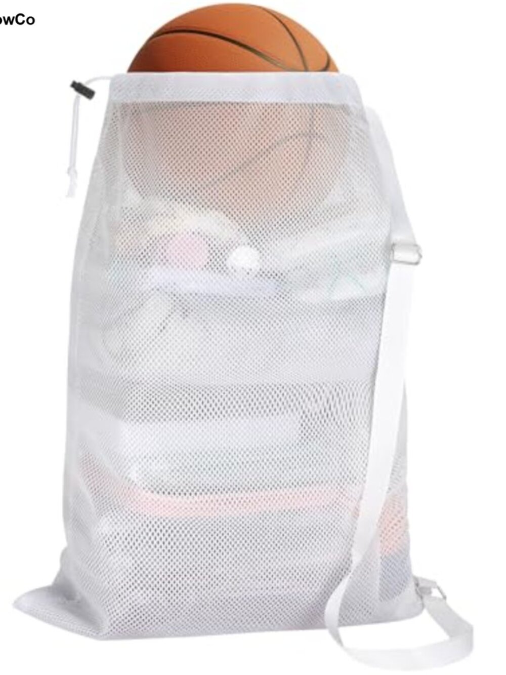 Large Mesh Drawstring Backpack Gym Yoga Travel Bag Nylon